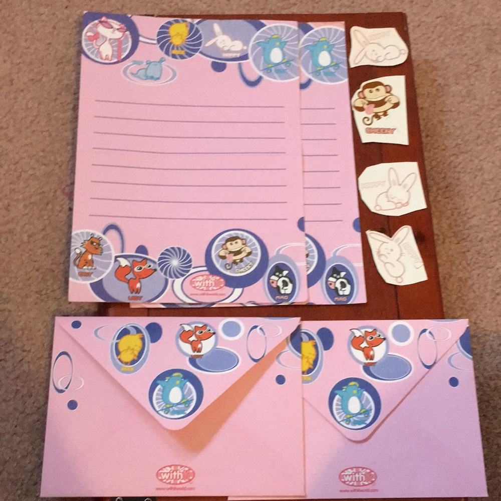 Withit world vintage 2006 cheeky monkey happy bunny character collectible prints